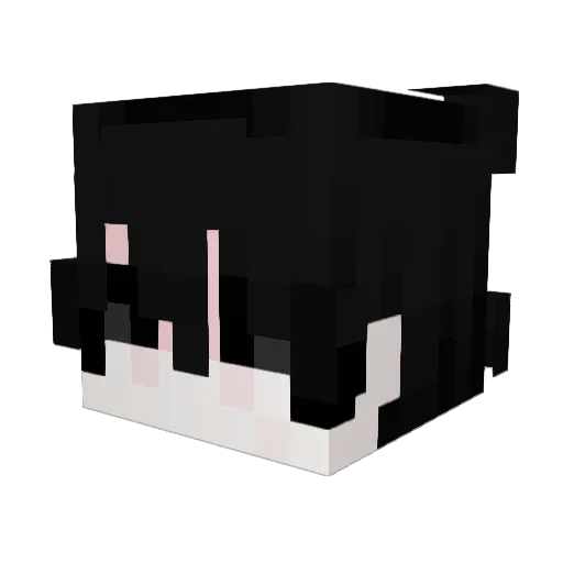 Xoswil Minecraft avatar head, 3D render