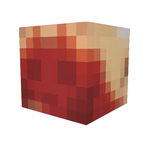 XotXot Minecraft avatar head, 3D render