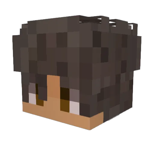 XoticAnt Minecraft avatar head, 3D render