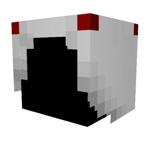 Xotic_Curse Minecraft avatar head, 3D render