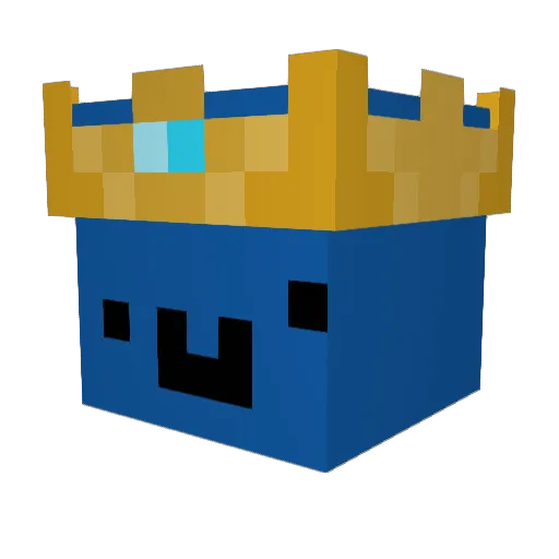 Xous_ Minecraft avatar head, 3D render