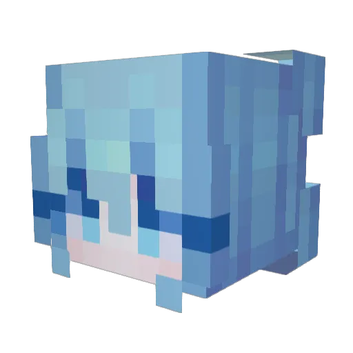 XovoX_ Minecraft avatar head, 3D render