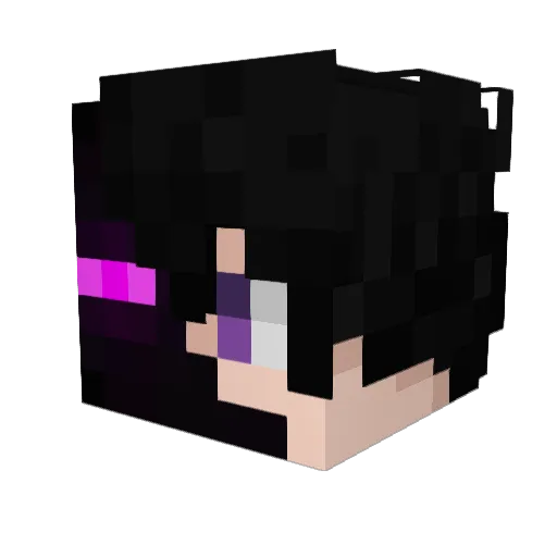 Xpepo98 Minecraft avatar head, 3D render