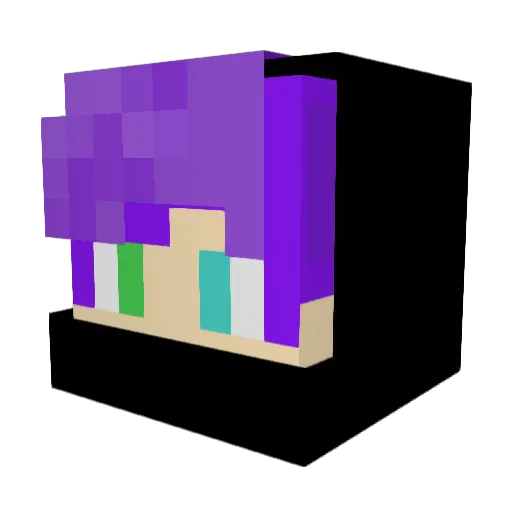 Xperiencer Minecraft avatar head, 3D render