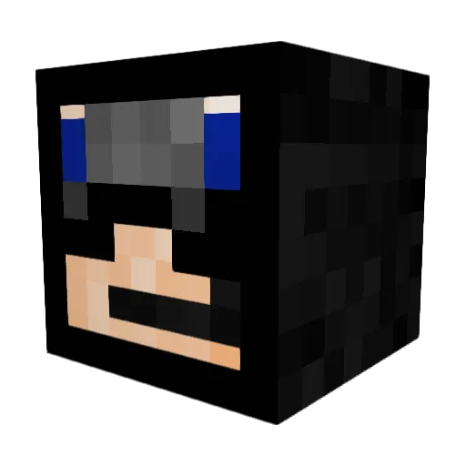 Xpi_ Minecraft avatar head, 3D render