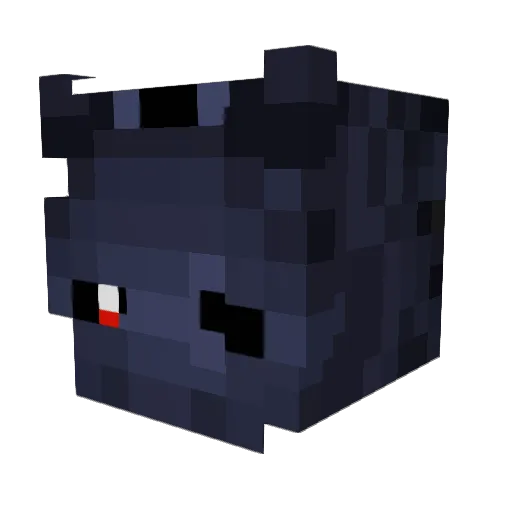 Xplen Minecraft avatar head, 3D render