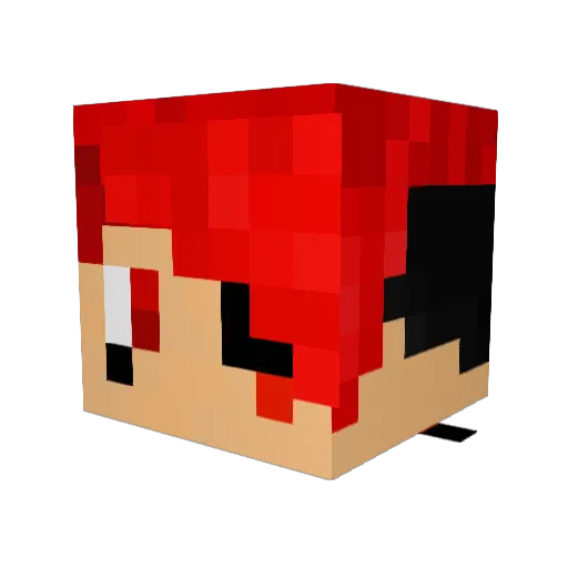 XplertheUnusual Minecraft avatar head, 3D render