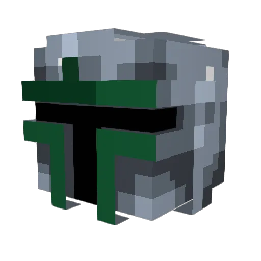 Xplode3 Minecraft avatar head, 3D render