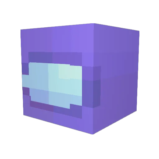 XplopperX Minecraft avatar head, 3D render