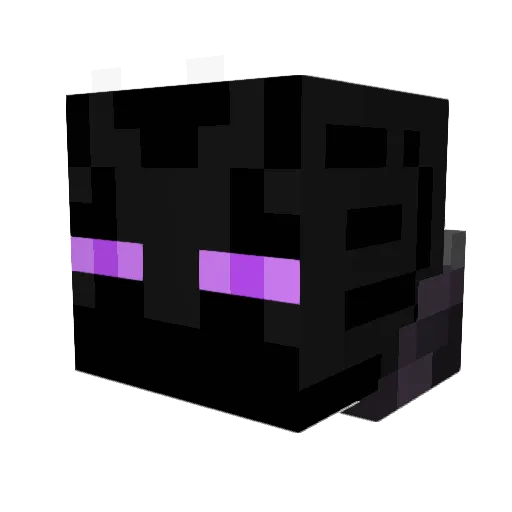 Xqaza Minecraft avatar head, 3D render