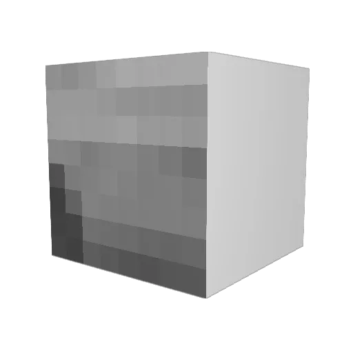 XrAgaj Minecraft avatar head, 3D render