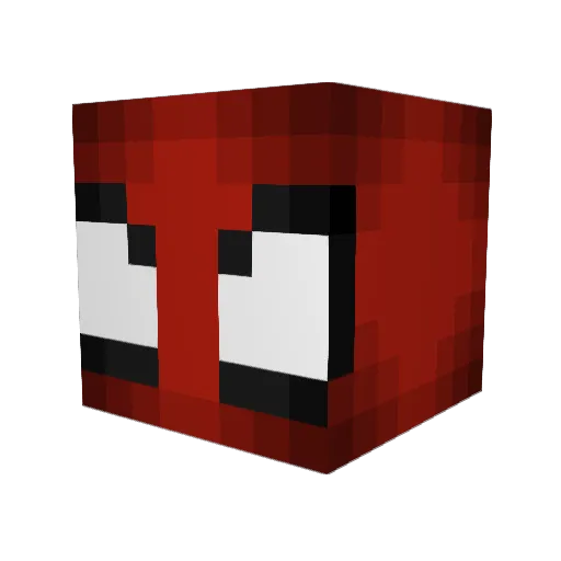 XrayMa2909 Minecraft avatar head, 3D render