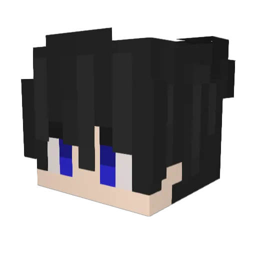 Xraye6669 Minecraft avatar head, 3D render