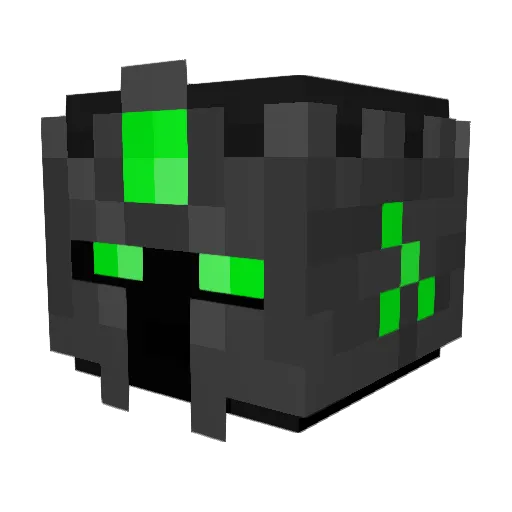 Xresea Minecraft avatar head, 3D render