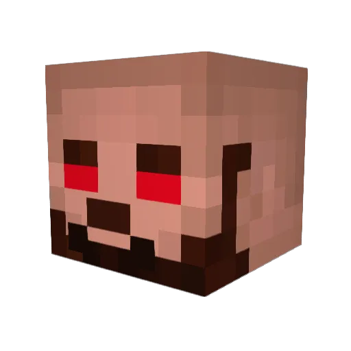 Xroamoorningstar Minecraft avatar head, 3D render