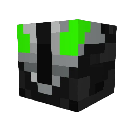 XrosArt Minecraft avatar head, 3D render
