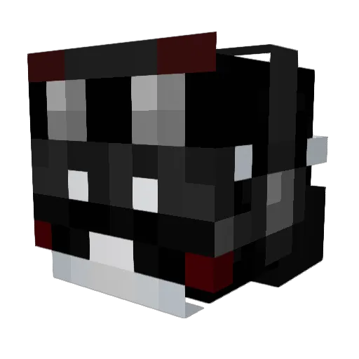 Xs3v3nzada Minecraft avatar head, 3D render