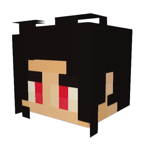 XseageA Minecraft avatar head, 3D render