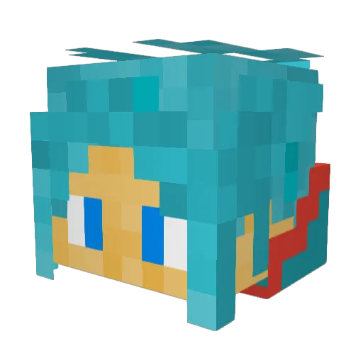 XseanX9505 Minecraft avatar head, 3D render