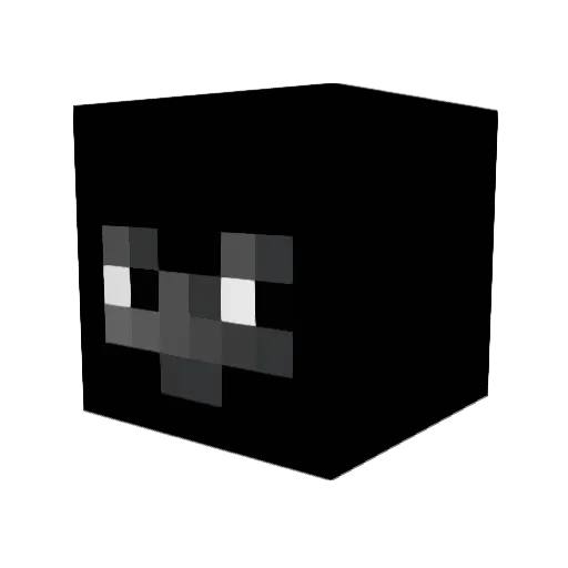 Xshif Minecraft avatar head, 3D render