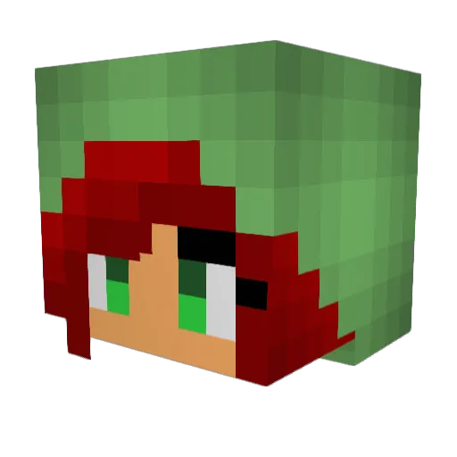 Xshizzle1 Minecraft avatar head, 3D render
