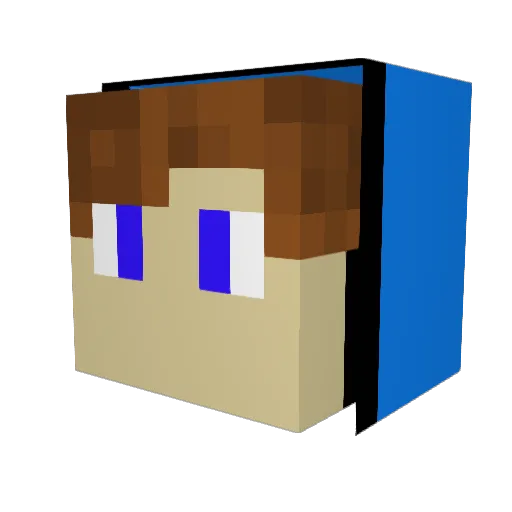 Xsnopicek_CZ Minecraft avatar head, 3D render