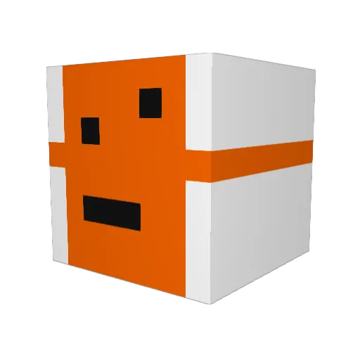 Xssder Minecraft avatar head, 3D render