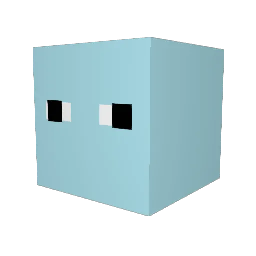 Xssoo Minecraft avatar head, 3D render