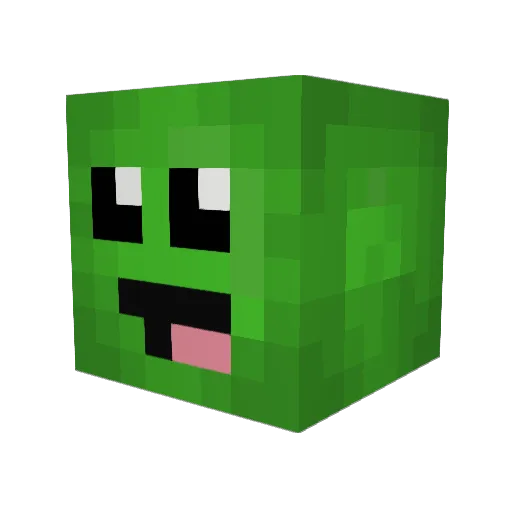 Xsumis Minecraft avatar head, 3D render