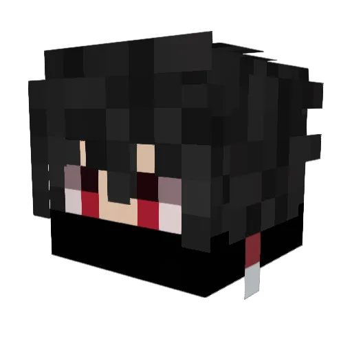 XtRT Minecraft avatar head, 3D render