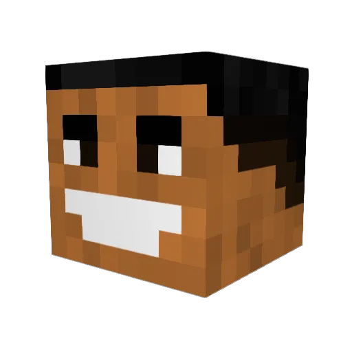 Xtr3m3Gh0st22 Minecraft avatar head, 3D render