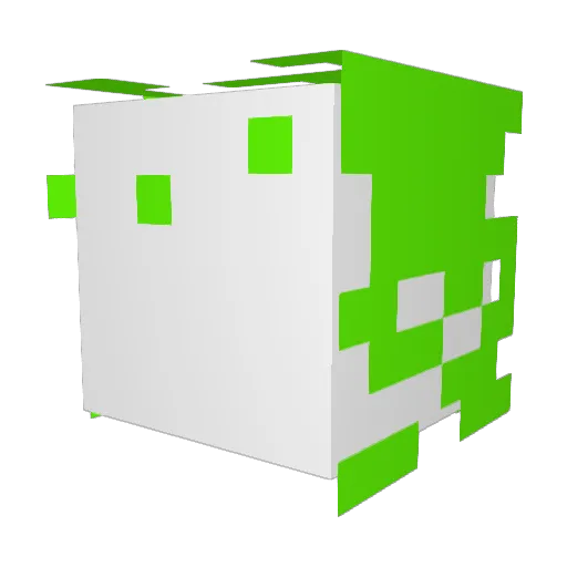 XtraBigSimp Minecraft avatar head, 3D render