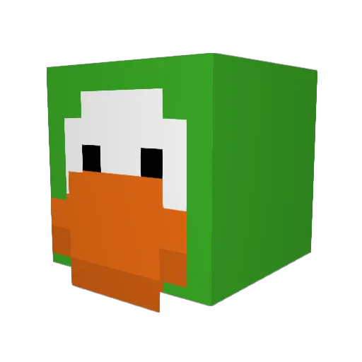 XtraThikk Minecraft avatar head, 3D render