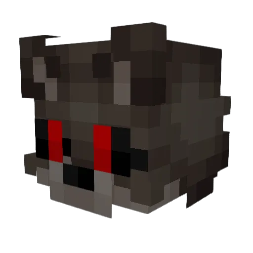 Xtrabiggboi Minecraft avatar head, 3D render
