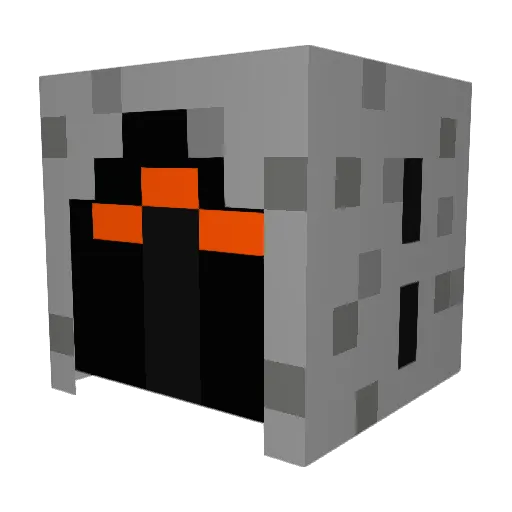 Xtramoney Minecraft avatar head, 3D render
