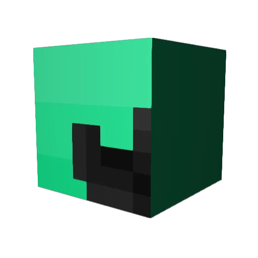 XtremeVictory Minecraft avatar head, 3D render