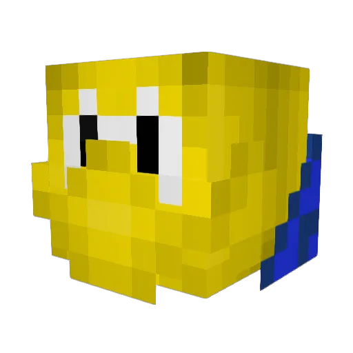 Xtron_101 Minecraft avatar head, 3D render