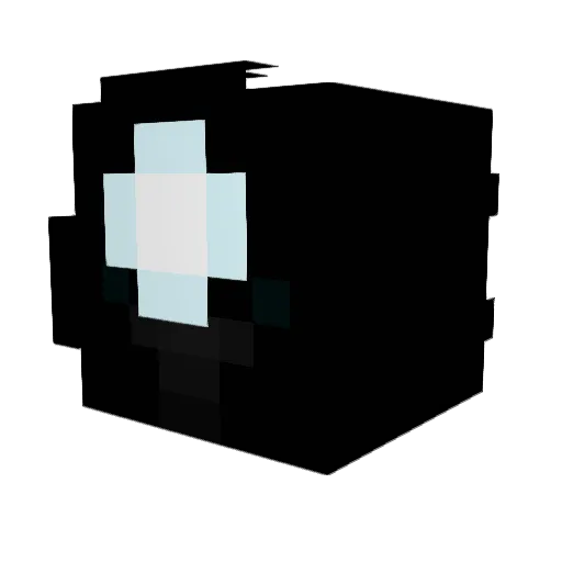 Xtus5_D7 Minecraft avatar head, 3D render