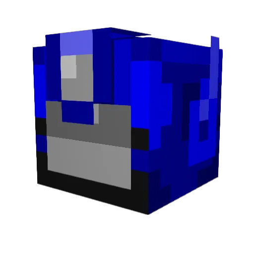 XuX86 Minecraft avatar head, 3D render