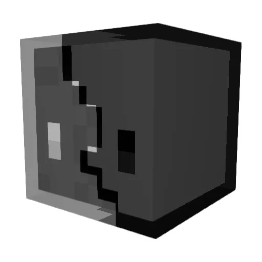 XuX_ Minecraft avatar head, 3D render