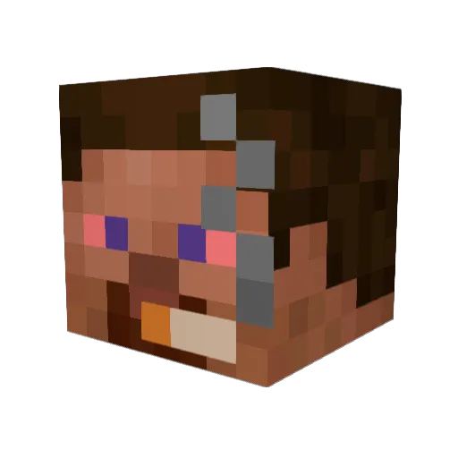 Xuesosina322 Minecraft avatar head, 3D render