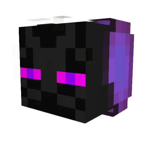 Xumzxm Minecraft avatar head, 3D render