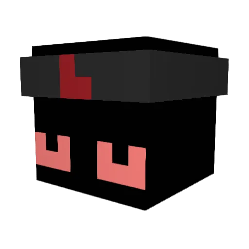 Xupa Minecraft avatar head, 3D render