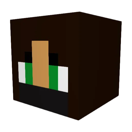 Xur3ia Minecraft avatar head, 3D render