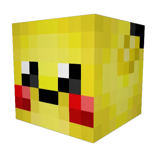 XurMadeMeDoIt Minecraft avatar head, 3D render