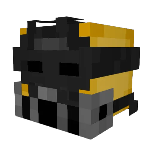 Xurria Minecraft avatar head, 3D render