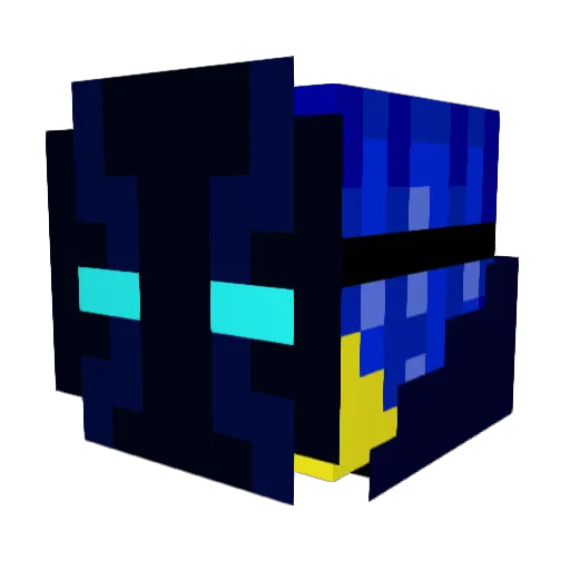 Xurrupt Minecraft avatar head, 3D render