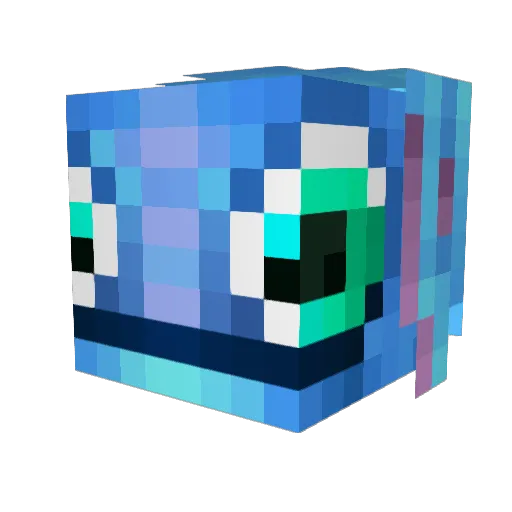 Xurzok Minecraft avatar head, 3D render