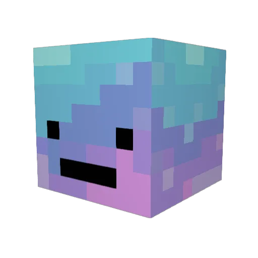 Xusain33 Minecraft avatar head, 3D render