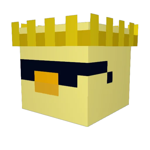 Xuthuso Minecraft avatar head, 3D render